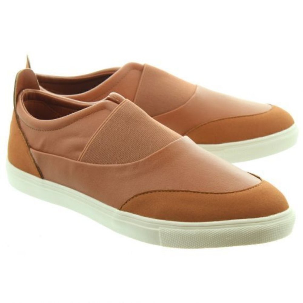 MATT & Nat BNWT Vegan Leather Slip On Sneaker "Lucas" New Dark Pink